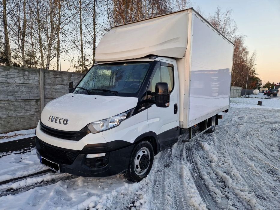 Iveco Daily 35C16  kontener + winda bliźniak przebieg 287 tyś. km