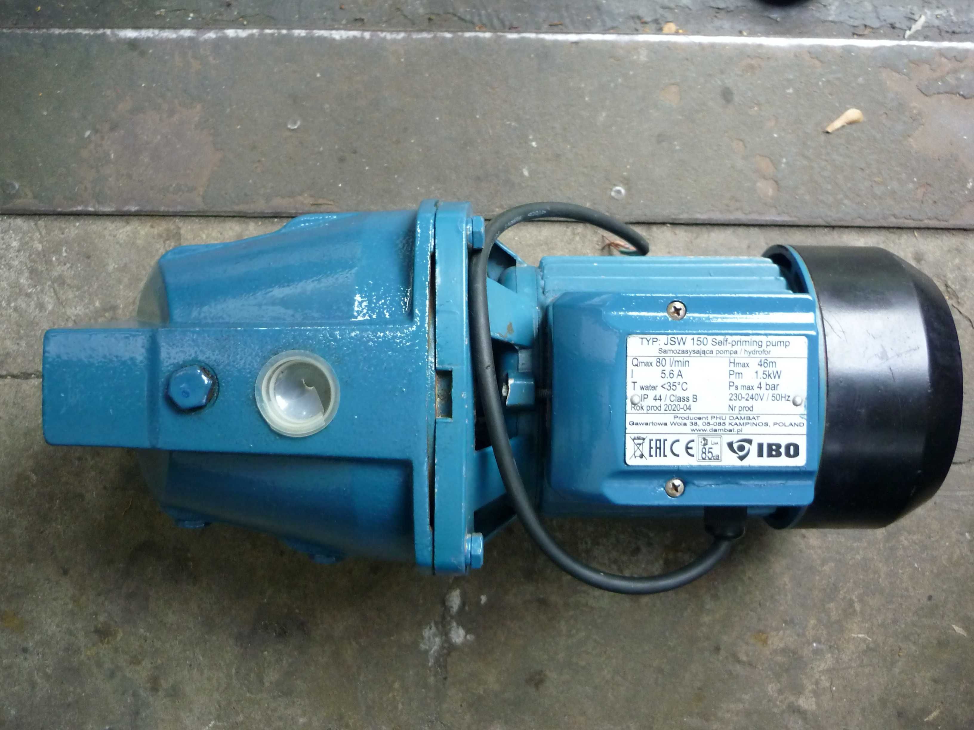 Sprzedam  pompę hydroforową jsw 150 230v
