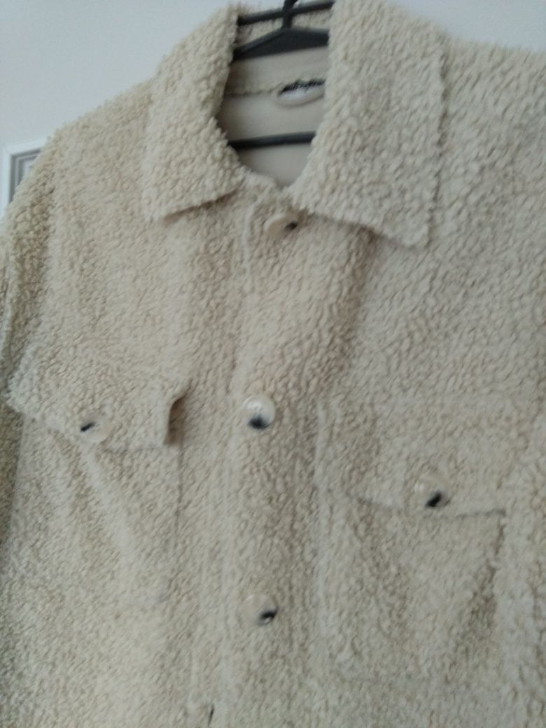 Kurtka koszula pluszowa baranek Beloved oversize S-XL