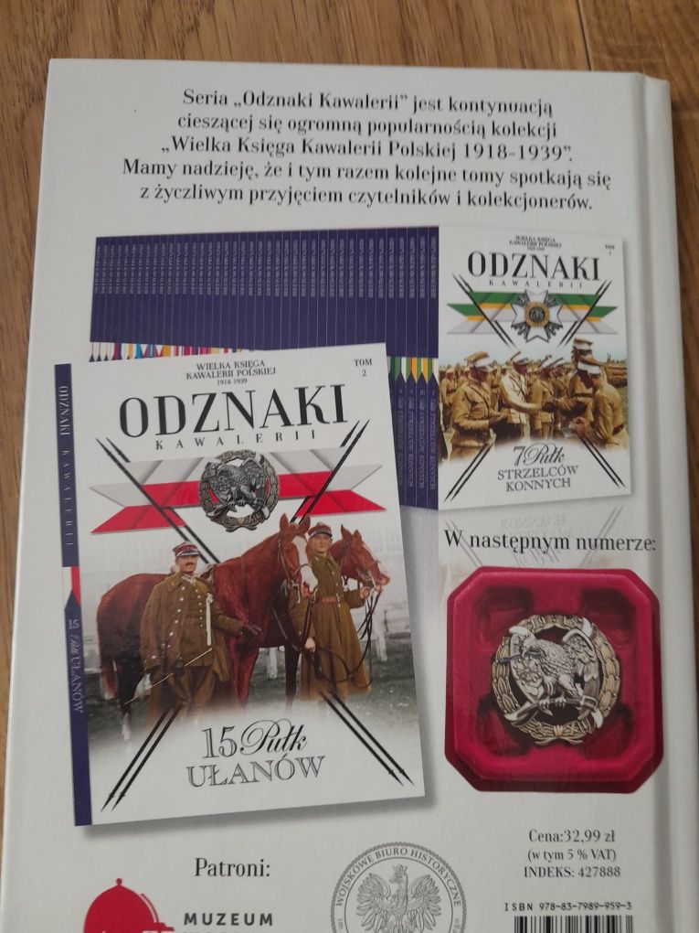 Książka 7 Pułk Strzelców Konnych odznaki IIRP WW2 WP 1939