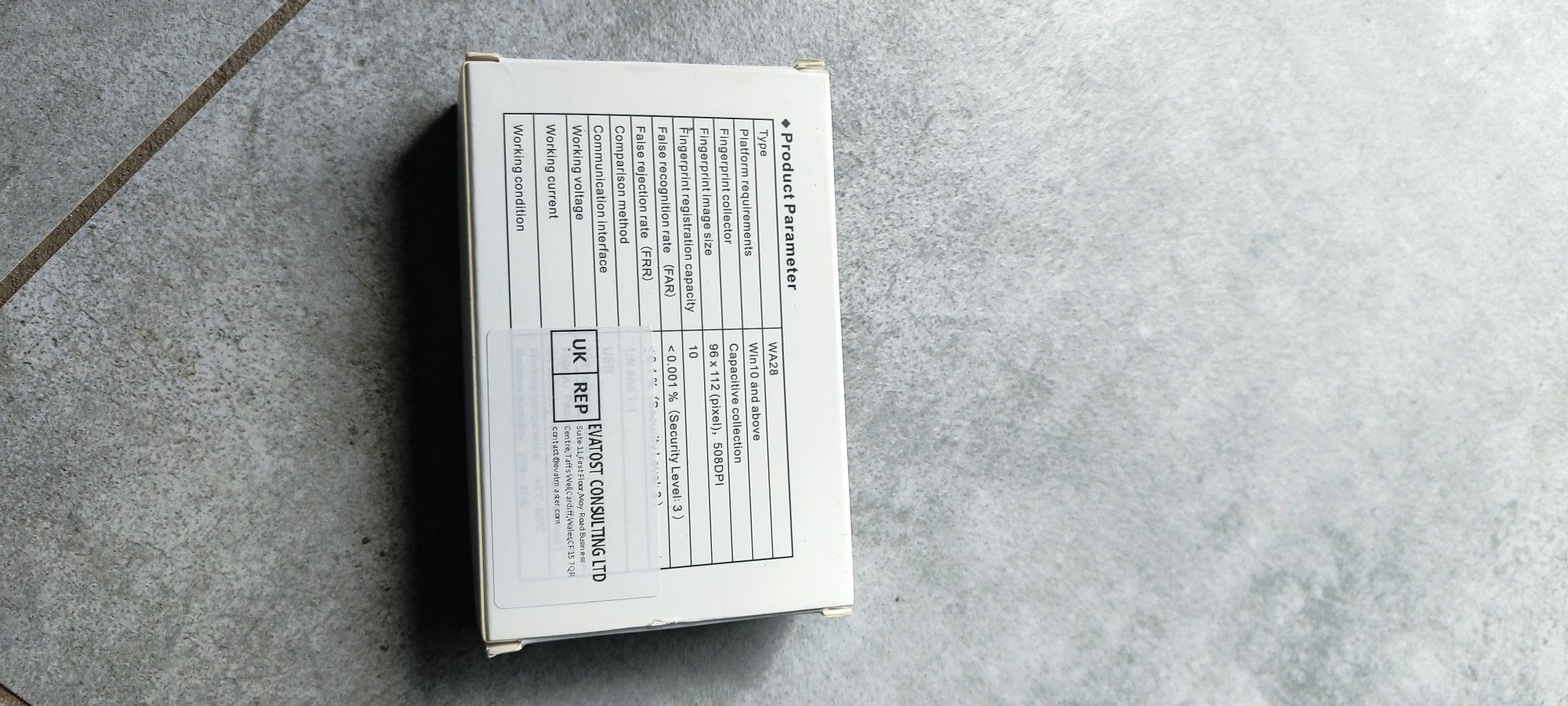 czytnik linii papilarnych USB WA28,