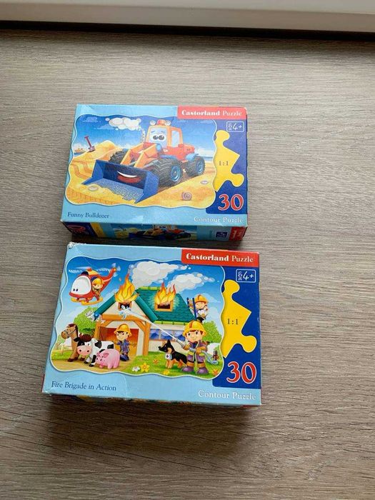 Пазли, набір пазлів на 5-6+ р. Castorland, ціна за всі 6 штук