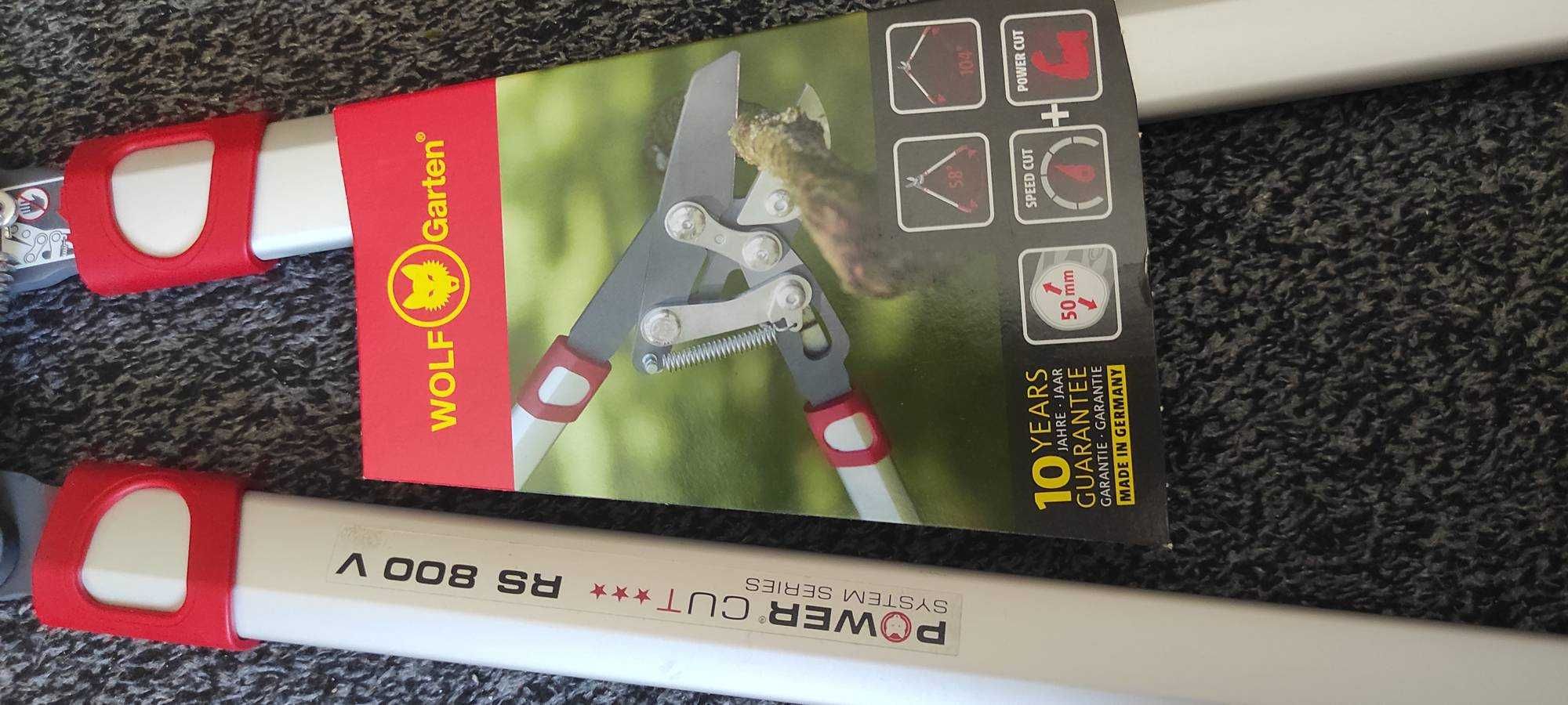 Sekator kowadełkowy, nożyce do gałęzi Wolf Garten Power Cut | RS 800 V