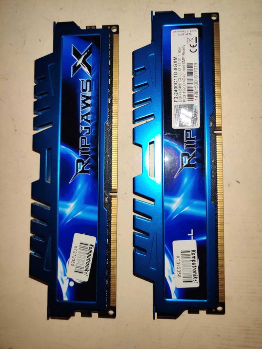 Pamięć RAM DDR3-2400MHz Cl-11 2x4Gb Ripjaws