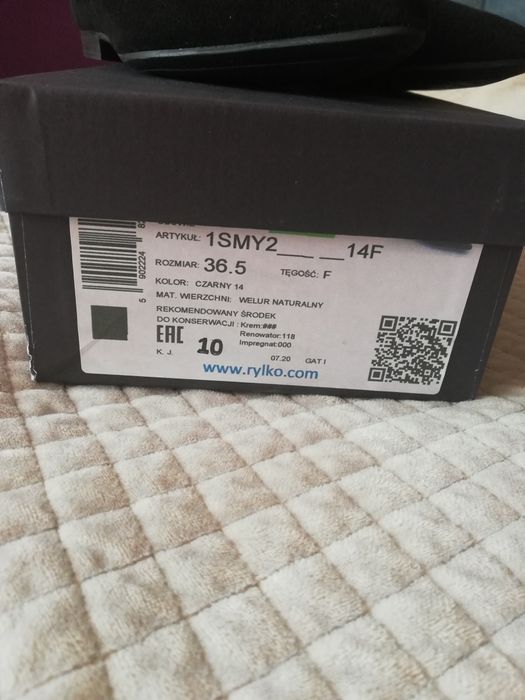 Czarne baleriny Ryłko 36,5