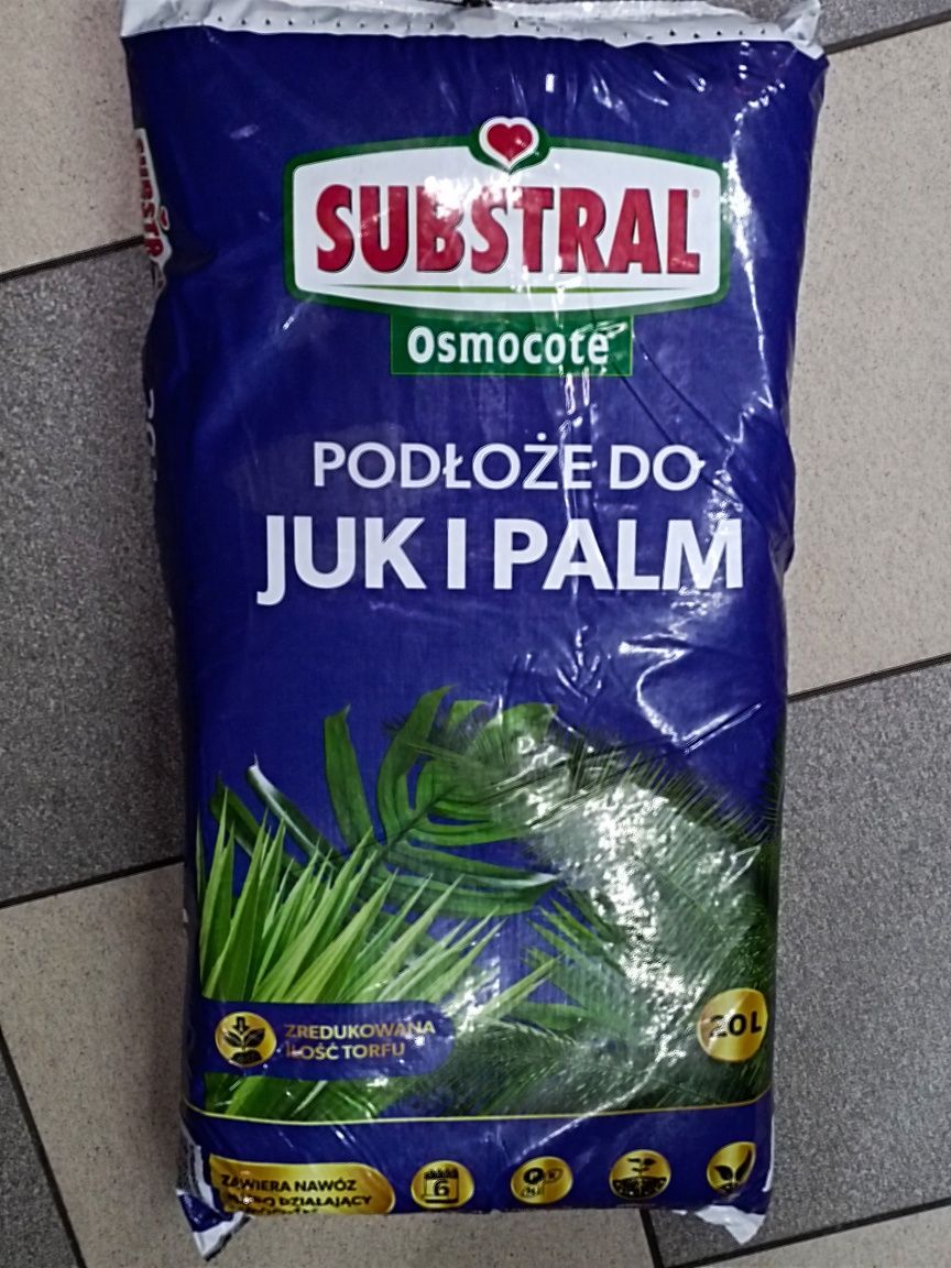 Podłoże Ziemia do Juk i Palm 20L z Nawozem Osmocote Substral