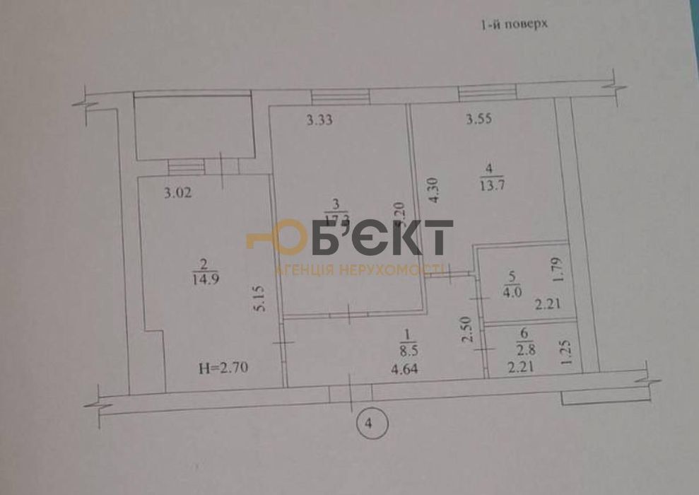 Простора 2к.кв. 64 м2, ЖК Сказка, м.Холодная Гора, єВідновлення!
