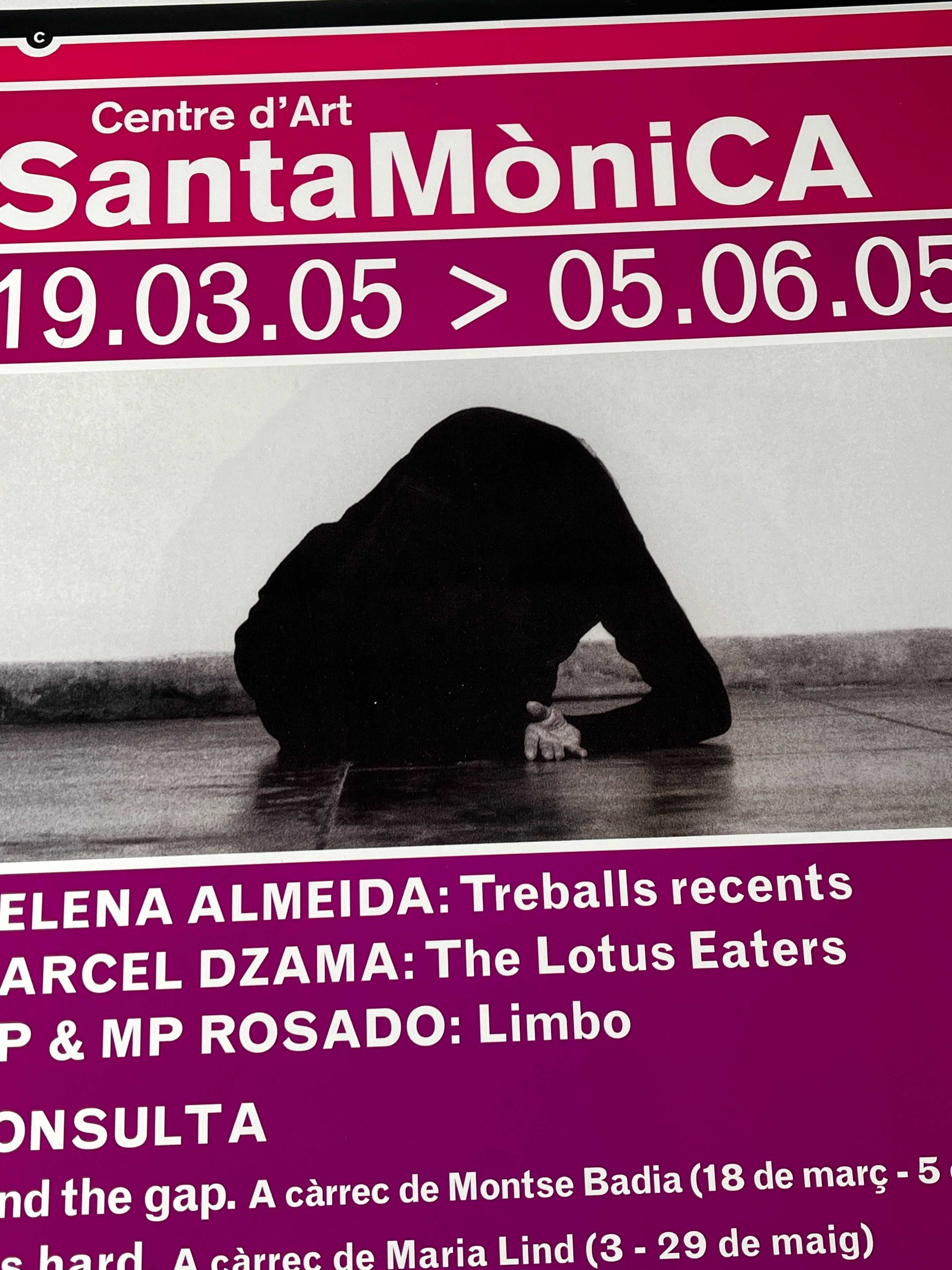 Helena Almeida 2005 Santa Monica Barcelona Cartaz de exposição