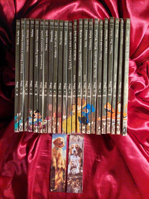 Zestaw książek Złota Kolekcja Bajek Disneya plus gratisy