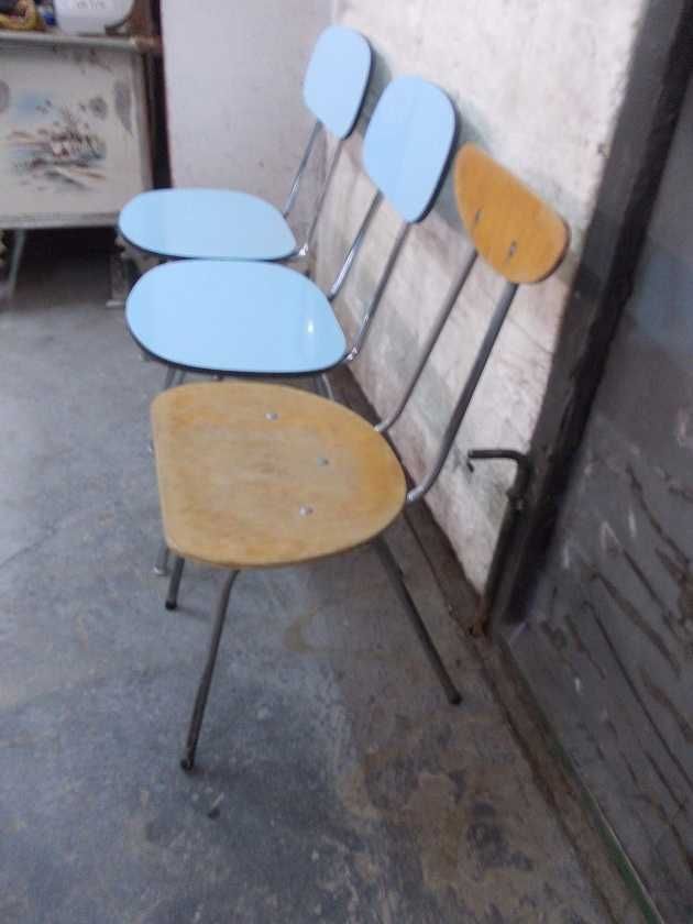 Stare krzesła bauhaus Czechosłowackie PRL vintage