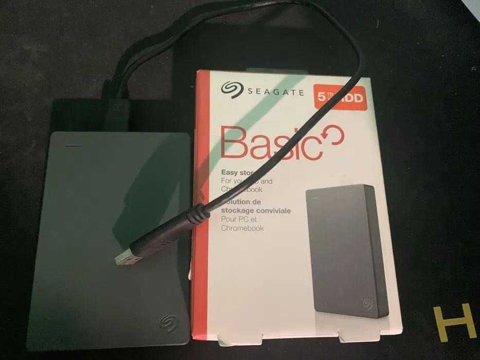 Зовнішній жорсткий диск Seagate Basic 5TB STJL5000400 2.5 USB 3.0 Gray