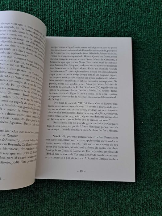 Viagem no Portugal de Eça de Queiroz (Roteiro) - A. Campos Matos