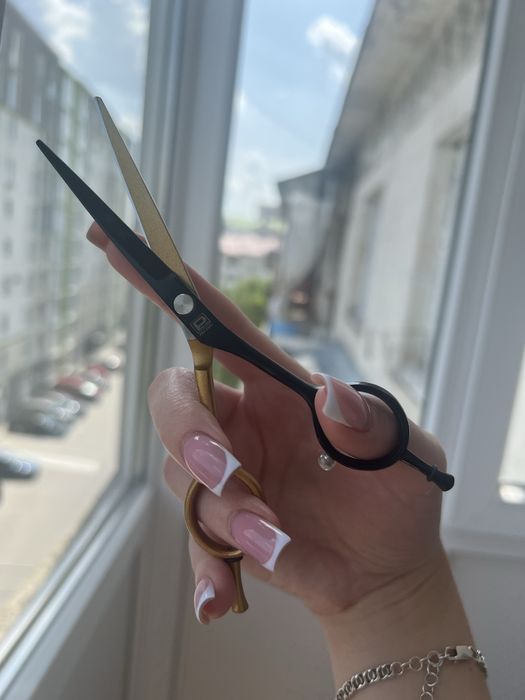 Ножиці для майстра – прямі + філірувальні | Якість! Нові!