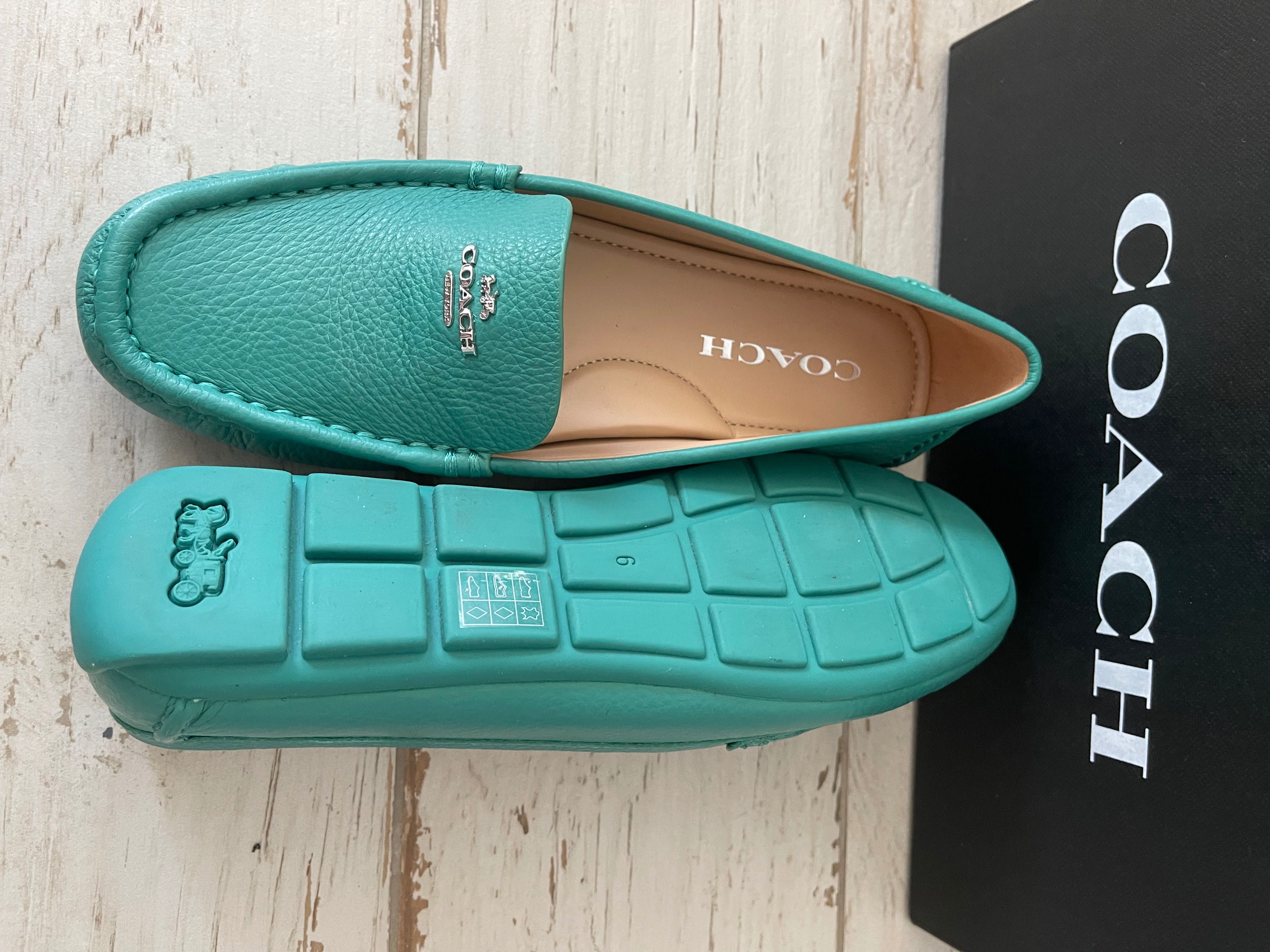 COACH Marley Driver mock. Мокасины кожа р 36