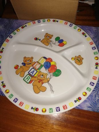 Порционная тарелка тарілка порціонна посуд для діток