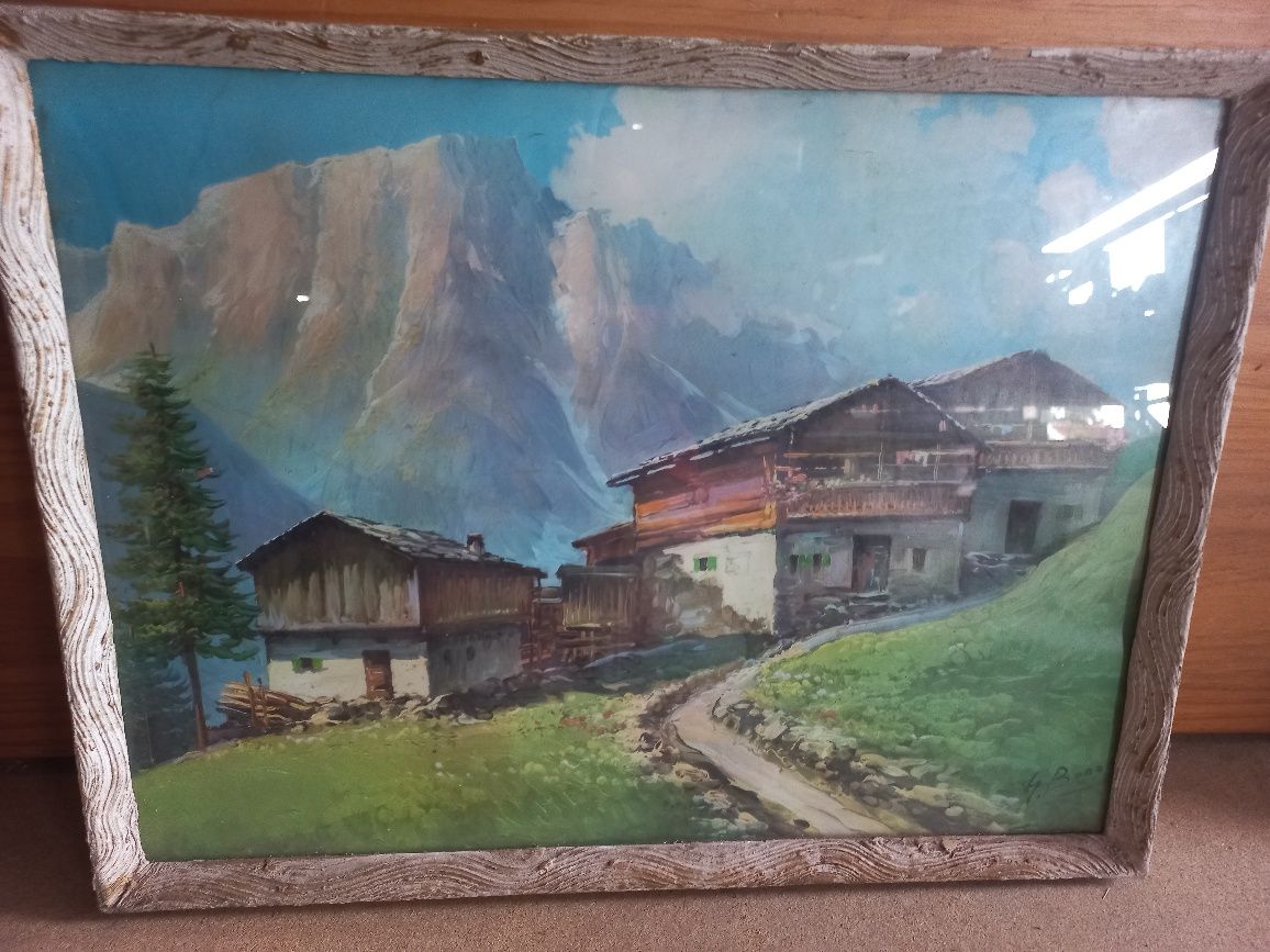 Quadro paisagem bom estado