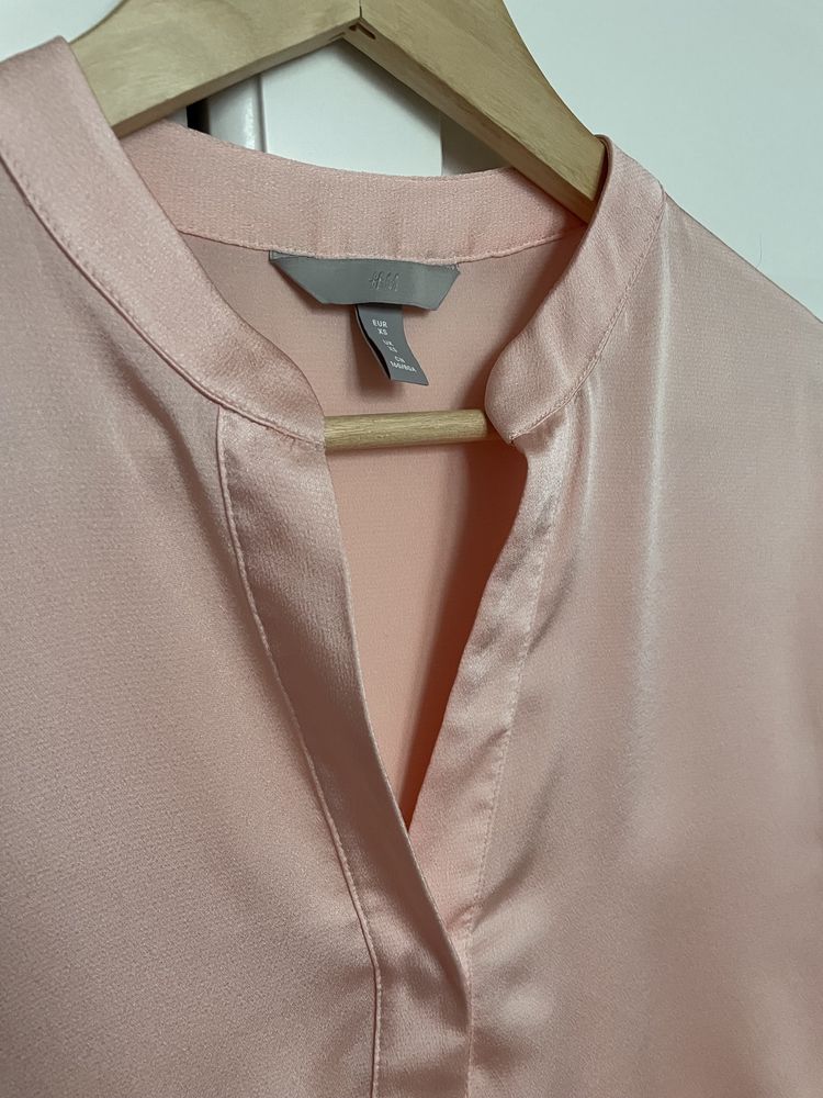 Bluzka H&M delikatny róż rozmiar XS jak nowa