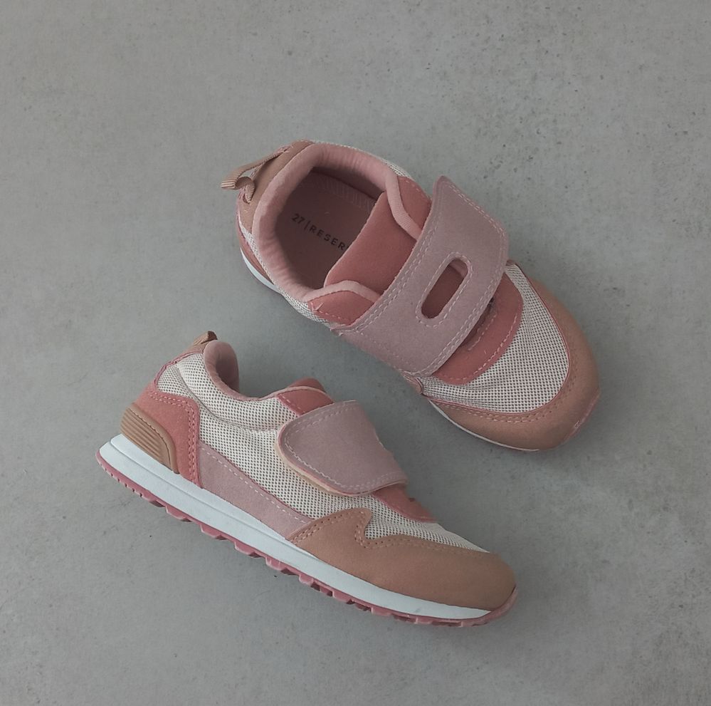 Buty na rzepy adidasy reserved 27 rozowe