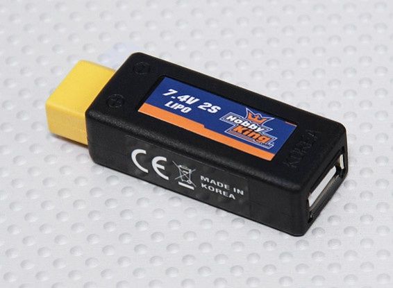 Adapter lipo 7,4V na  usb 5V 1A