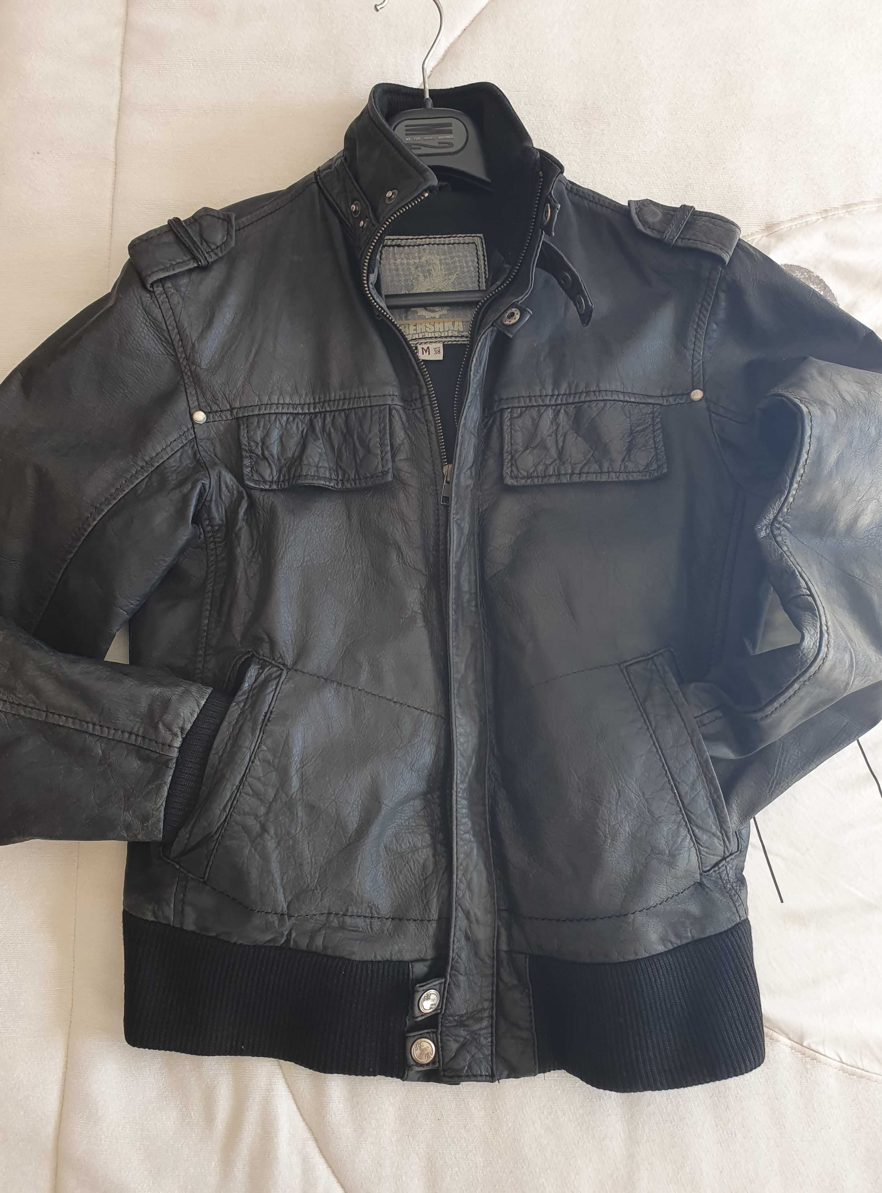 Blusão em pele Bershka - vintage