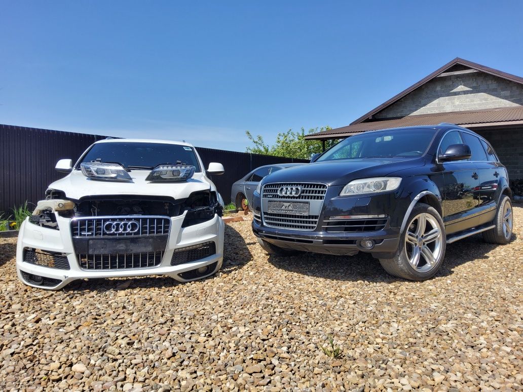 Розборка Audi Q7 3.0tdi 4.2fsi Двигун Капот Бампер Крило Фара Салон