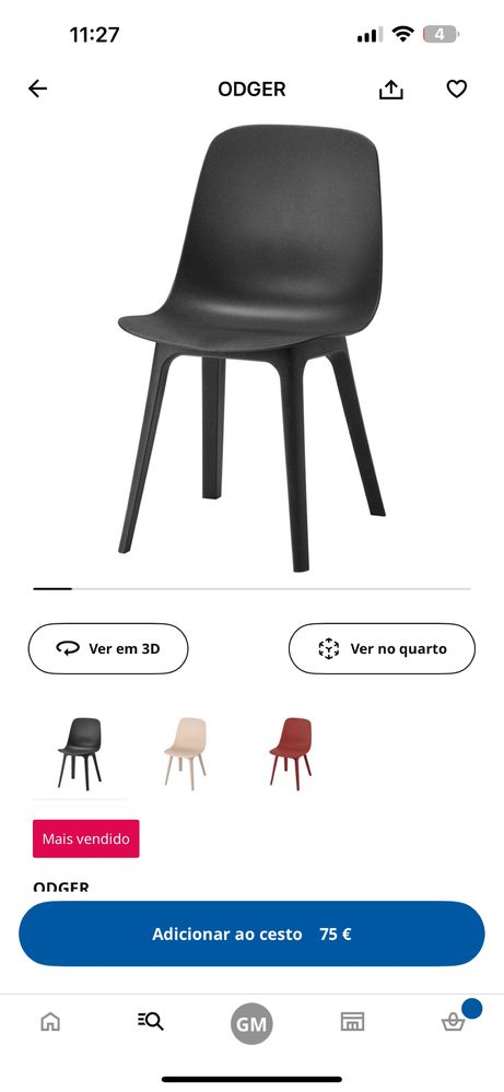 4 Cadeiras sala jantar