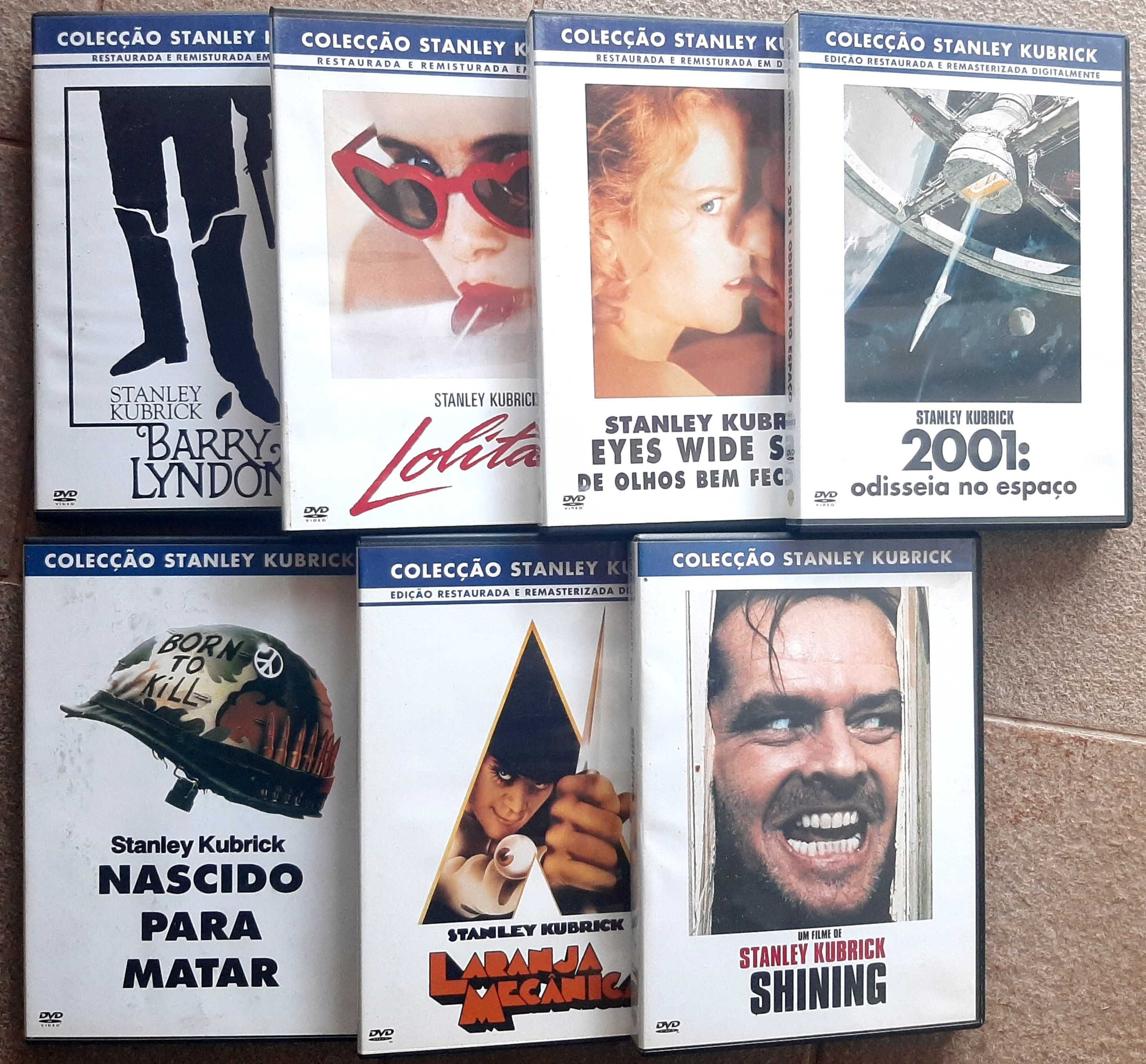 DVD colecção de filmes Stanley Kubrik