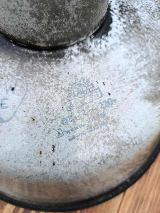 Lampa przemysłowa PRL