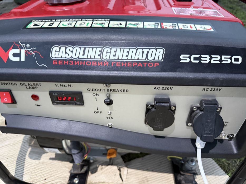 Бензиновий генератор SENCI SC3250-M 3,25 кВт