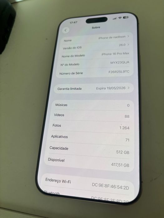 Iphone 16 pro max 512GB