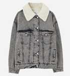 Джинсова куртка Pull&Bear тепла брендова