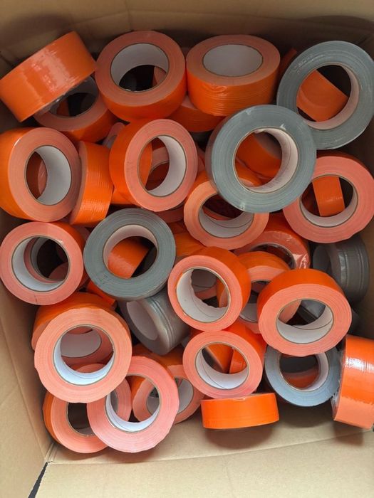 Taśma do pakowania transparentna/brązowa oraz budowlana rózne kolory