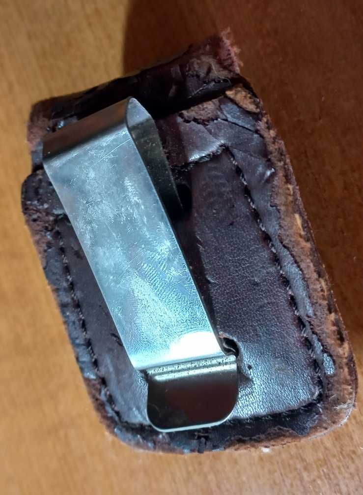 зажигалка zippo  с чехлом