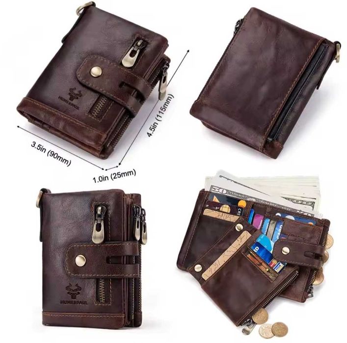 Мужской кожаный портмоне