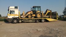 usługi koparko ładowarka wykop szambo koparka walec spych transport