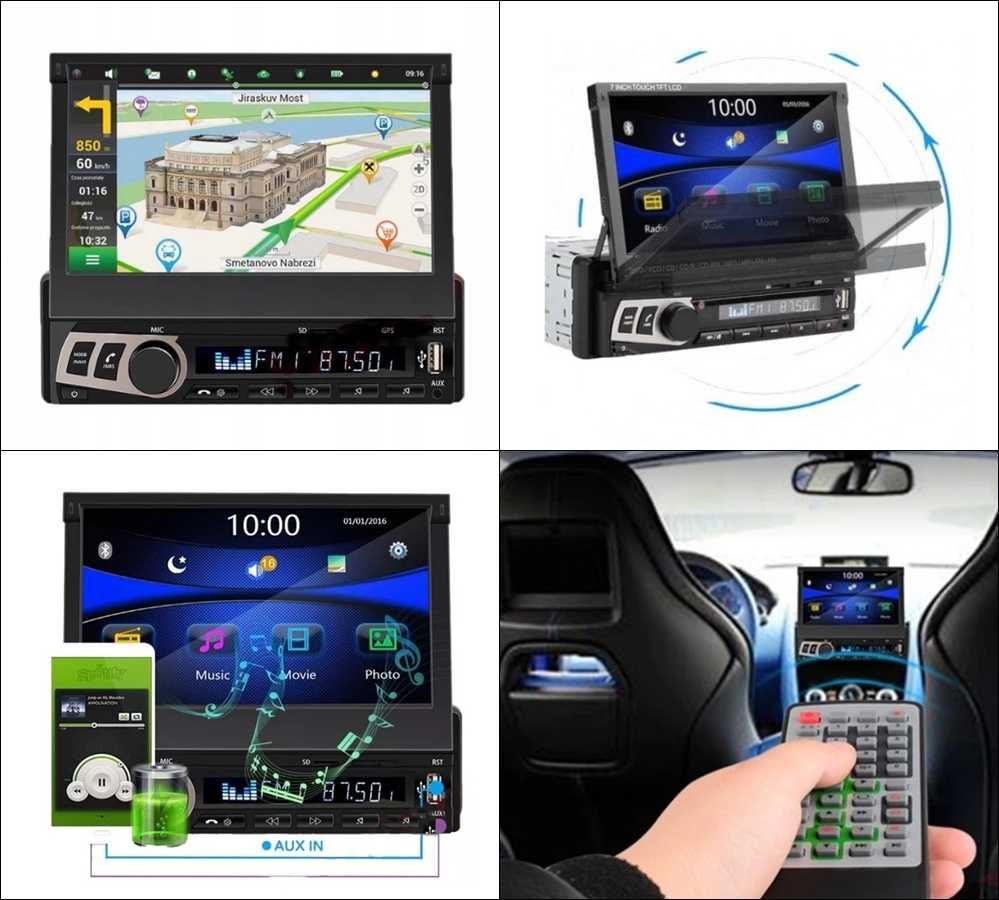 Radio z automatycznym ekranem - Radio z ekranem M706L