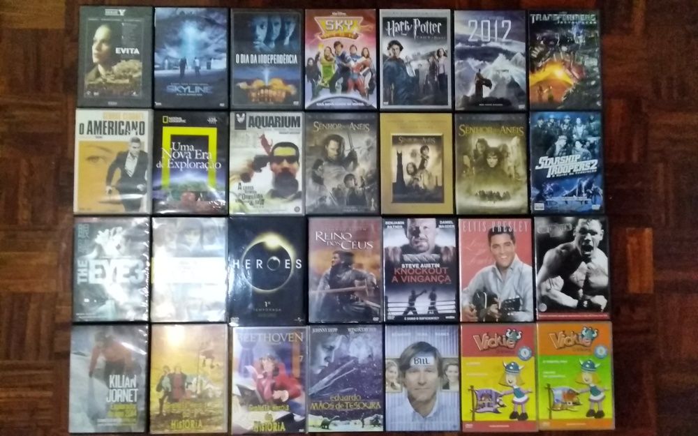 COLEÇÃO DE DVDs (vários géneros)