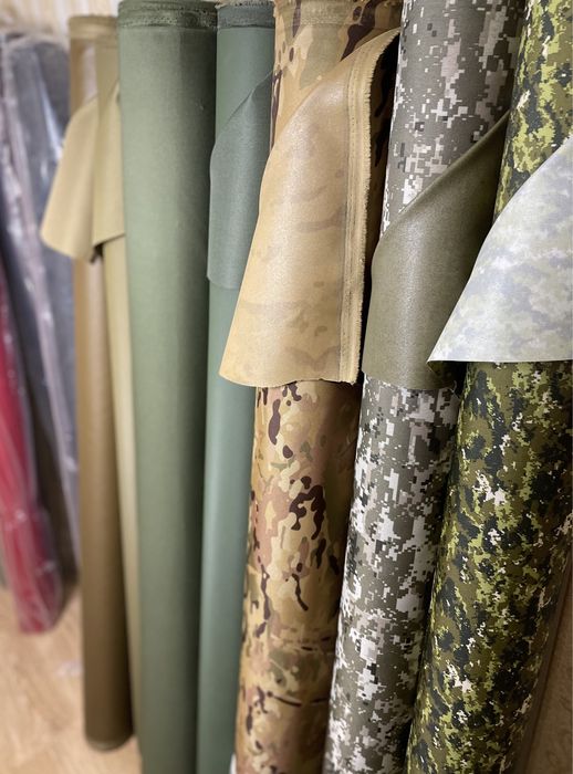 Ткань оксфорд 600д пвх олива хаки пиксель