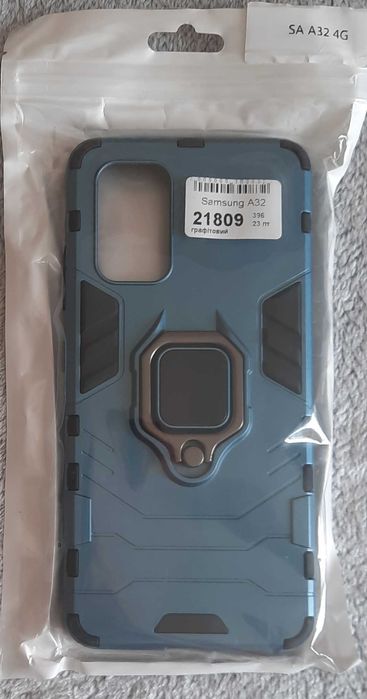 Противоударный чехол с кольцом на Samsung A32