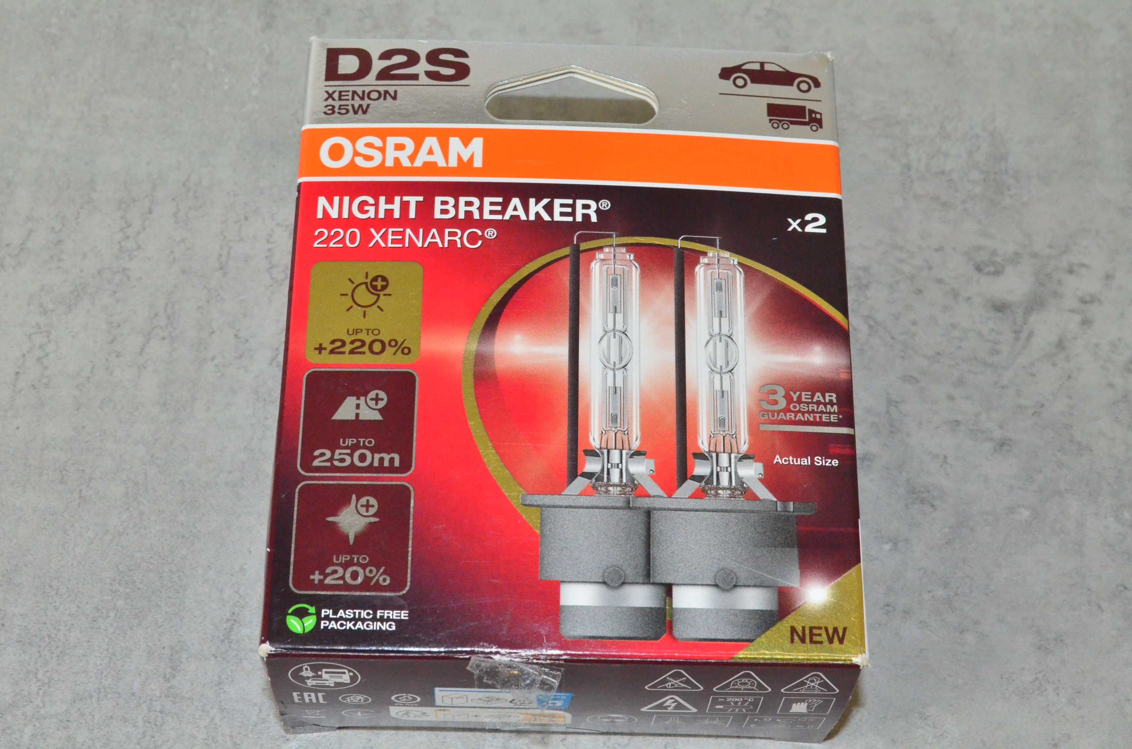 Żarniki Osram Ksenon Night Breaker Xenarc D2S