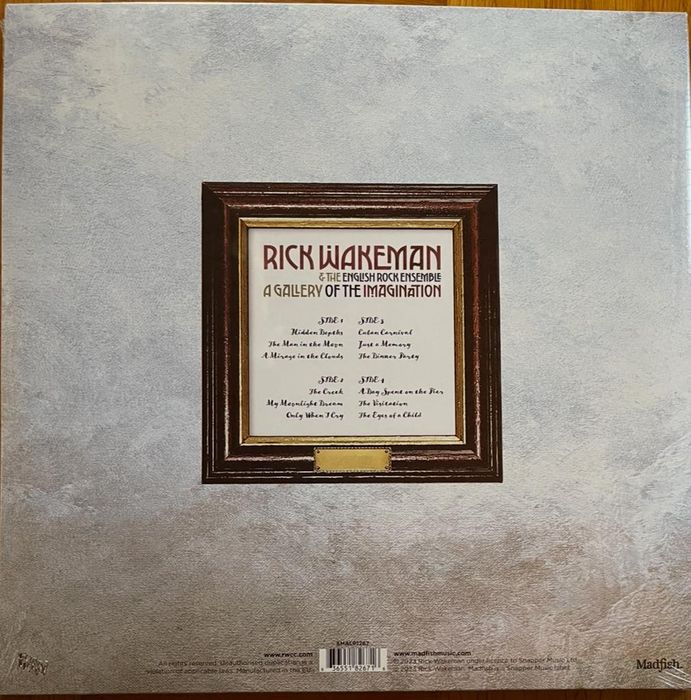 Rick Wakeman -A Gallery Of The Imagination 2LP (2 вініла).Запакований.