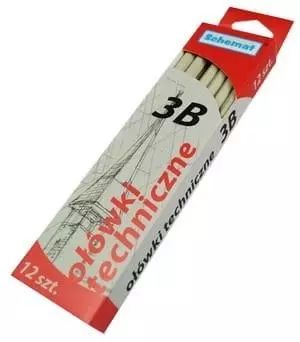 Ołówek techniczny 3B (12szt). Schemat