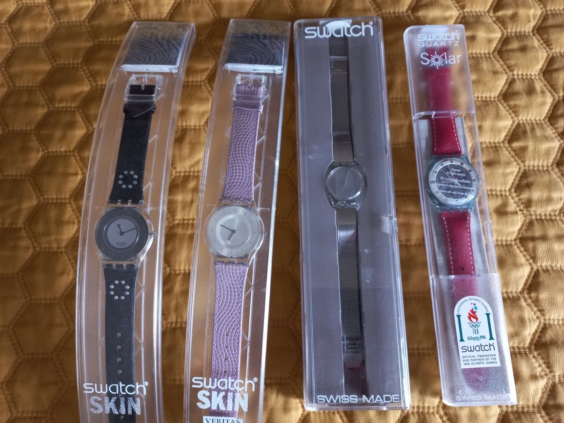 Quatro relógios Swatch novos