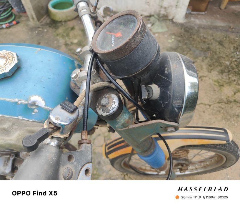 Mota Clássica Casal K182s 50cc de 1978 - Perfeita para Restauro