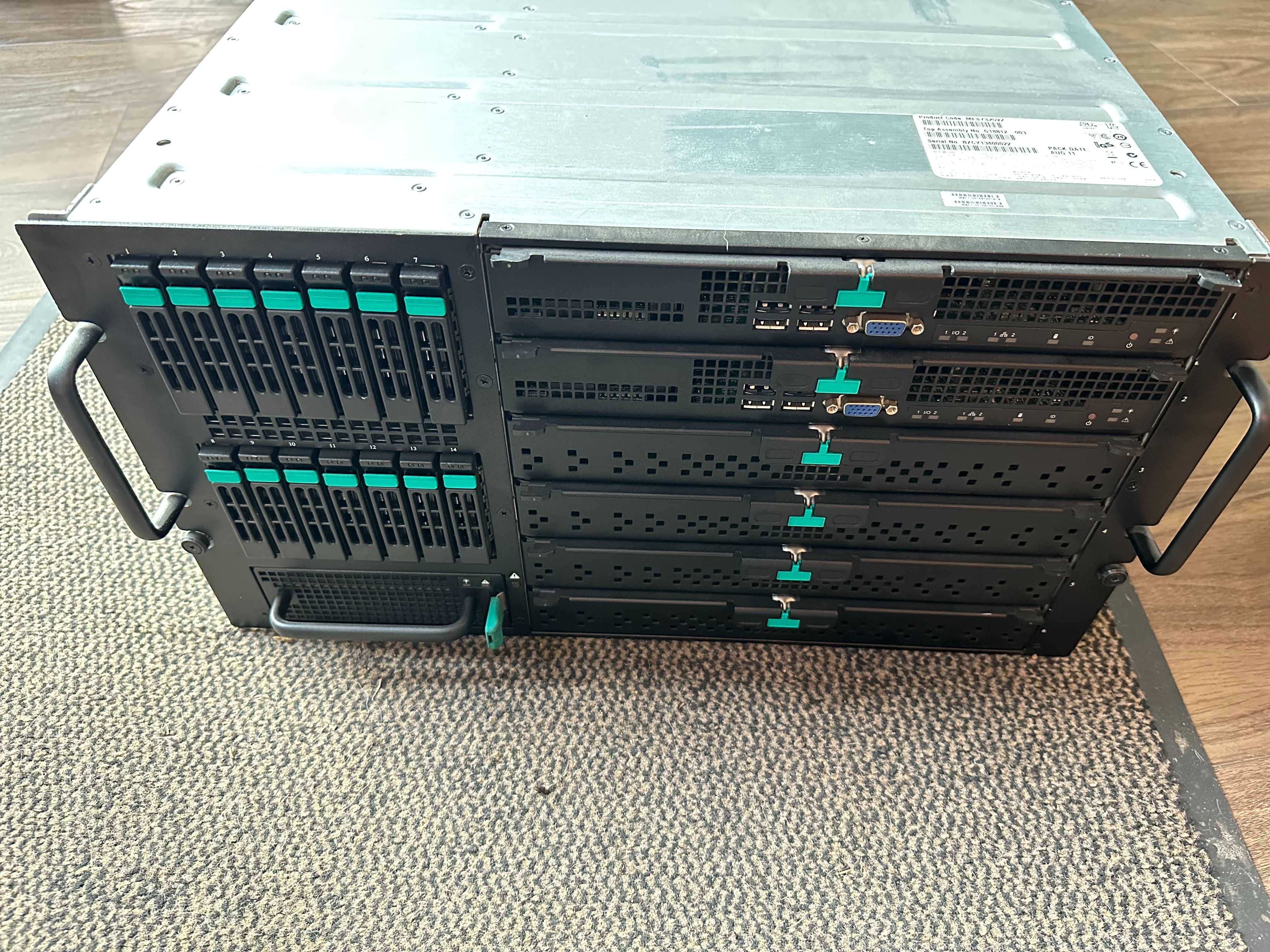 Modular Intel Server MFSYS25V2 96GB 4TB 2x Intel Xeon X5660 FV