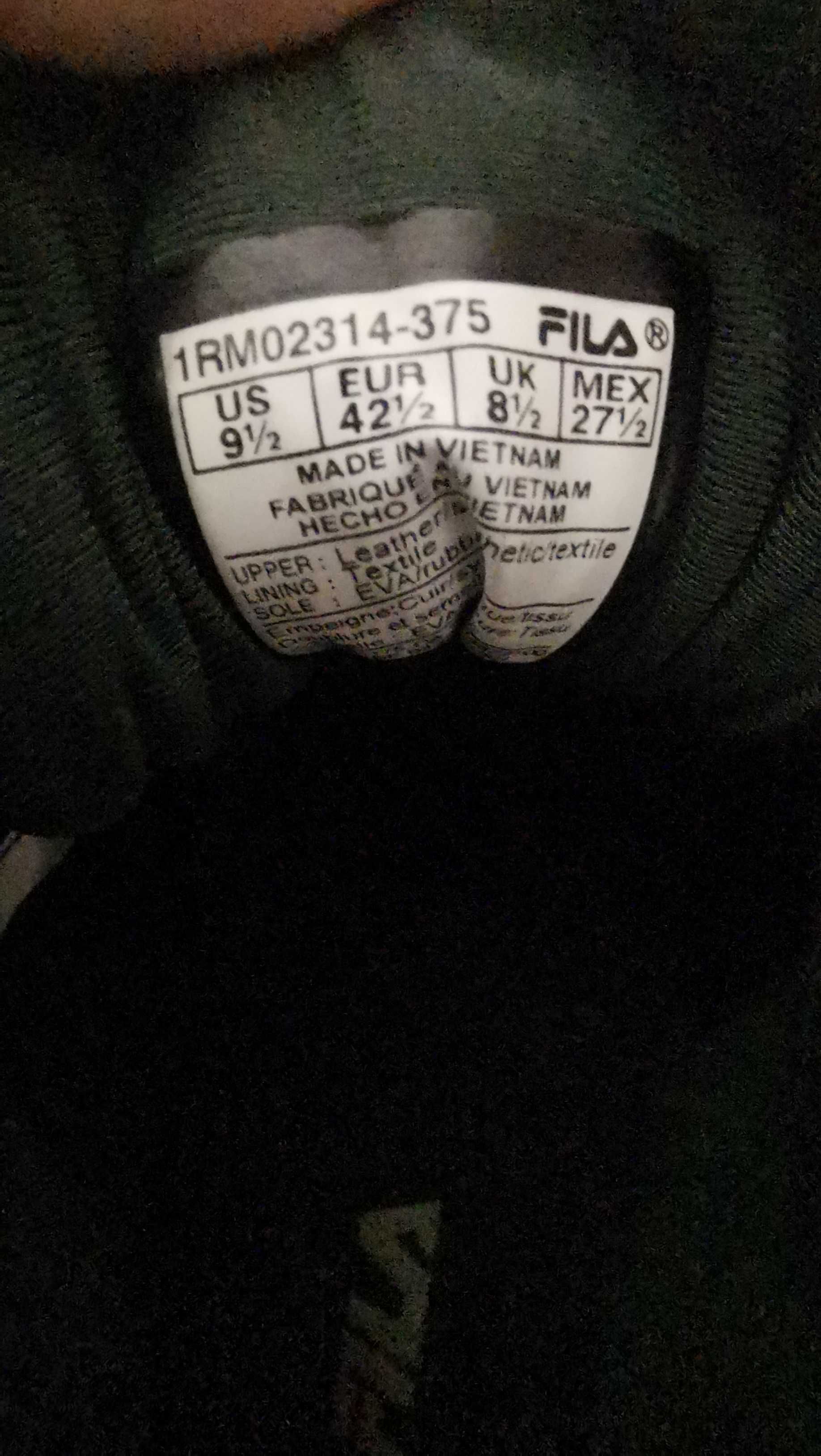 Nowe buty męskie marki fila