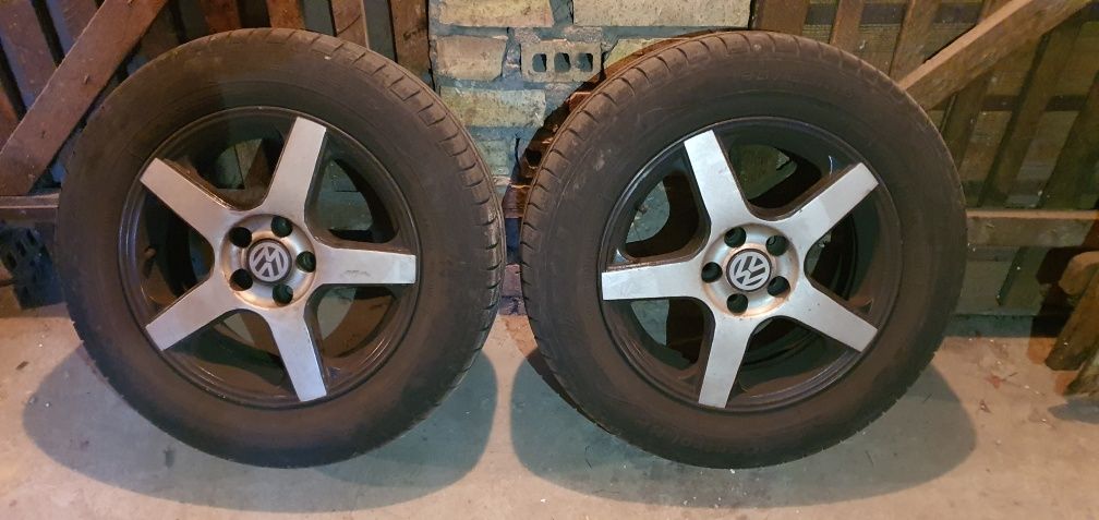 Koła aluminiowe z oponami letnimi VW Golf IV  195/65/15