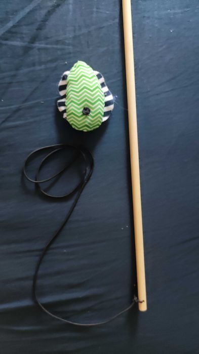 Wędka dla kota z rybką