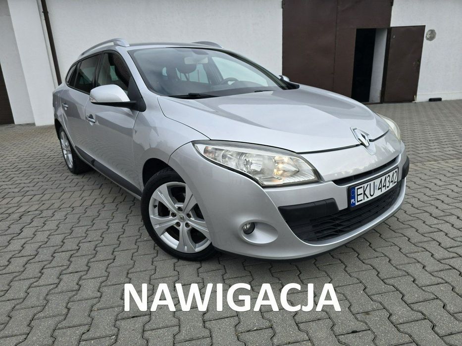 Renault Megane 1,6Benz DUDKI11 Navigacja.Tempomat.Klimatyzacja.Alufelgi.OKAJZA