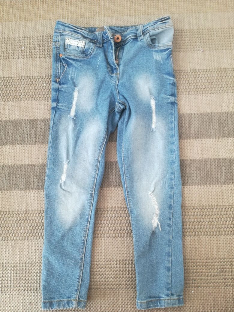 Spodnie jeansowe, roz 116